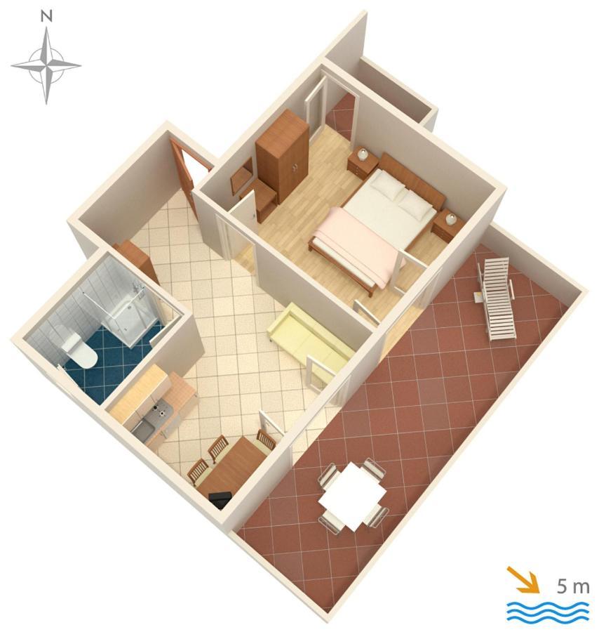 Apartments By The Sea Mandre, Pag - 4093 Kolan Luaran gambar